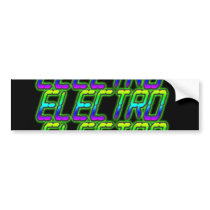 ELECTRO wall Bumper Stickers