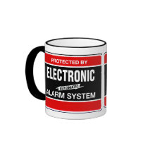 Electronic Alarm System Coffee Mug