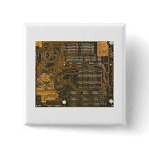 electronic circuit board pinback buttons