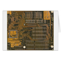 electronic circuit board greeting card