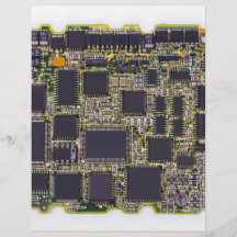 electronic circuit board personalized flyer