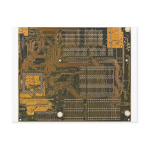 electronic circuit board postcards