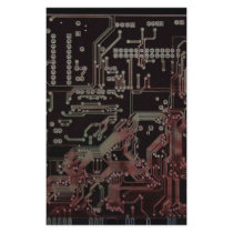 electronic circuit personalized stationery