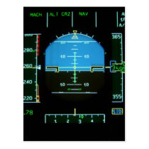 Electronic Flight Display postcards
