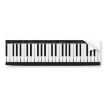 Electronic Keyboard Bumper Sticker