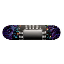 Electronic Motherboard Circuit Skateboard