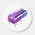 Electronica Keyboard Refrigerator Magnets