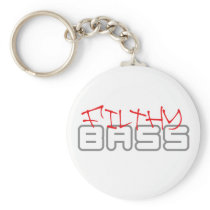 Electronica Rave Dubstep Electro Drum and Bass Keychain
