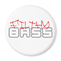 Electronica Rave Dubstep Electro Drum and Bass Refrigerator Magnets