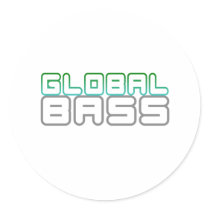 Electronica Techno DnB House Trance Electro Rave Round Stickers