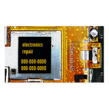 Electronics repair business card template