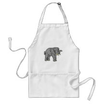 Elefant elephant schürze