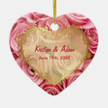 Élégance de rose de rose - personnaliser ornement