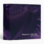 Elegance II · Fractal Art · Purple & Black Vinyl Binders
