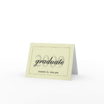 Elegant 2009 Graduation Announcement Card