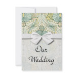 elegant abstract art nouveau swirl design custom invites