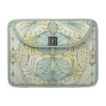 elegant abstract art nouveau swirl design sleeve for MacBooks