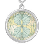 elegant abstract art nouveau swirl design pendants