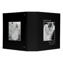 Elegant And Classic Wedding Photo Album Vinyl Binder