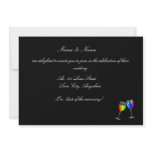 Elegant and Classy Gay Wedding Invitation