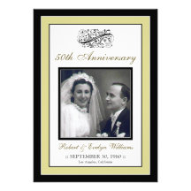 Elegant Anniversary Party Invitation (champagne)