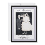 Elegant Anniversary Party Invitation (silver)
