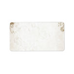 Elegant Antique Gold Vintage Wedding Address Label