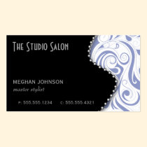 Elegant Appointment Business Card Periwinkle business cards