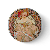 Elegant Art Nouveau Pin