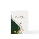 Elegant Art Nouveau Thank You Card