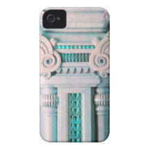ELEGANT ARTISTIC PINK BLUE MARBLE DECOR iPhone 4 Case-Mate CASES