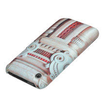 ELEGANT ARTISTIC RED WHITE FANTASY DECOR Case-Mate iPhone 3 CASES