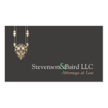 Elegant Attorney at Law Business Card