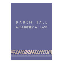 Elegant attorney business card template