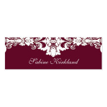Elegant Baroque Business Card