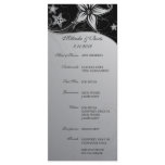 Elegant Beach Destination Wedding Theme Programs Personalized Rack Card