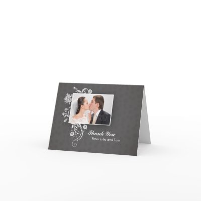 Elegant beautiful wedding note card by jinaiji