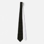 Elegant Black and Gold Fleur-de-lis Tie