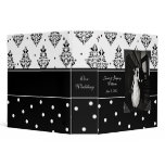 Elegant Black and White Photo Wedding Binder