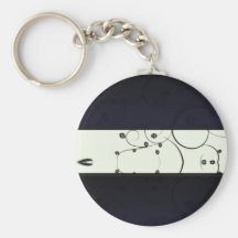 Elegant Black floral wedding gift Key Chains