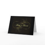 Elegant black swirls ... cards