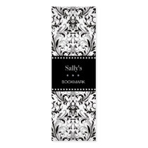 Elegant Black & White Damask Business Card Templates