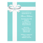 Elegant Blue Bridal Shower Invitation