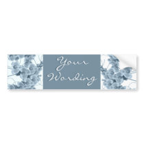 Elegant blue orchids cutomizable stickers
