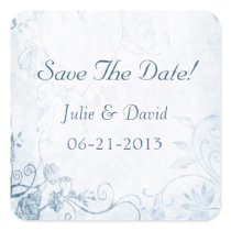 Elegant Blue Vintage Wedding