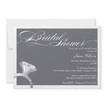 Elegant Bridal Shower Personalized Invitation