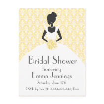 Elegant Bridal Shower Invitation Postcard
