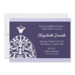 Elegant Bridal Shower Invitation (Purple)