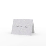Elegant Bride & Groom Wedding Note Card Template