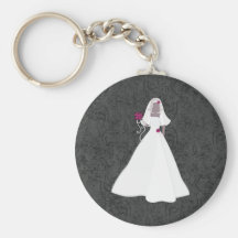Elegant Bride Key Chain